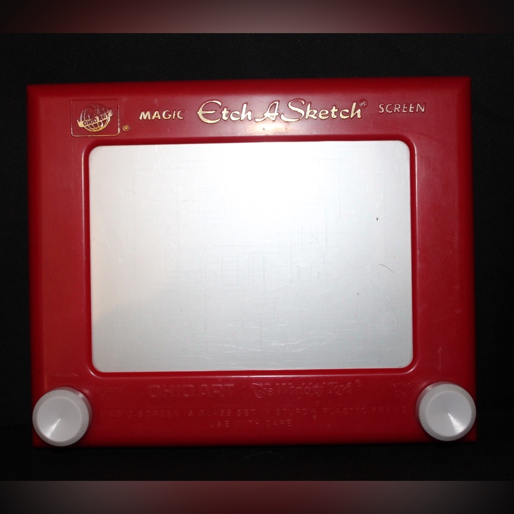 Vintage Etch A Sketch No. 505 Ohio Art Company Magic Screen
